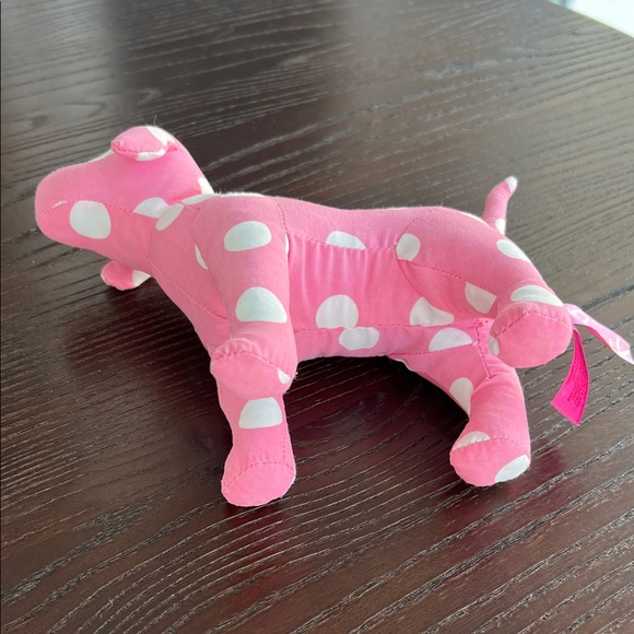 Victoria’s Secret Pink Polka Dot Plush Dog. Perfect condition - Picture 5 of 5